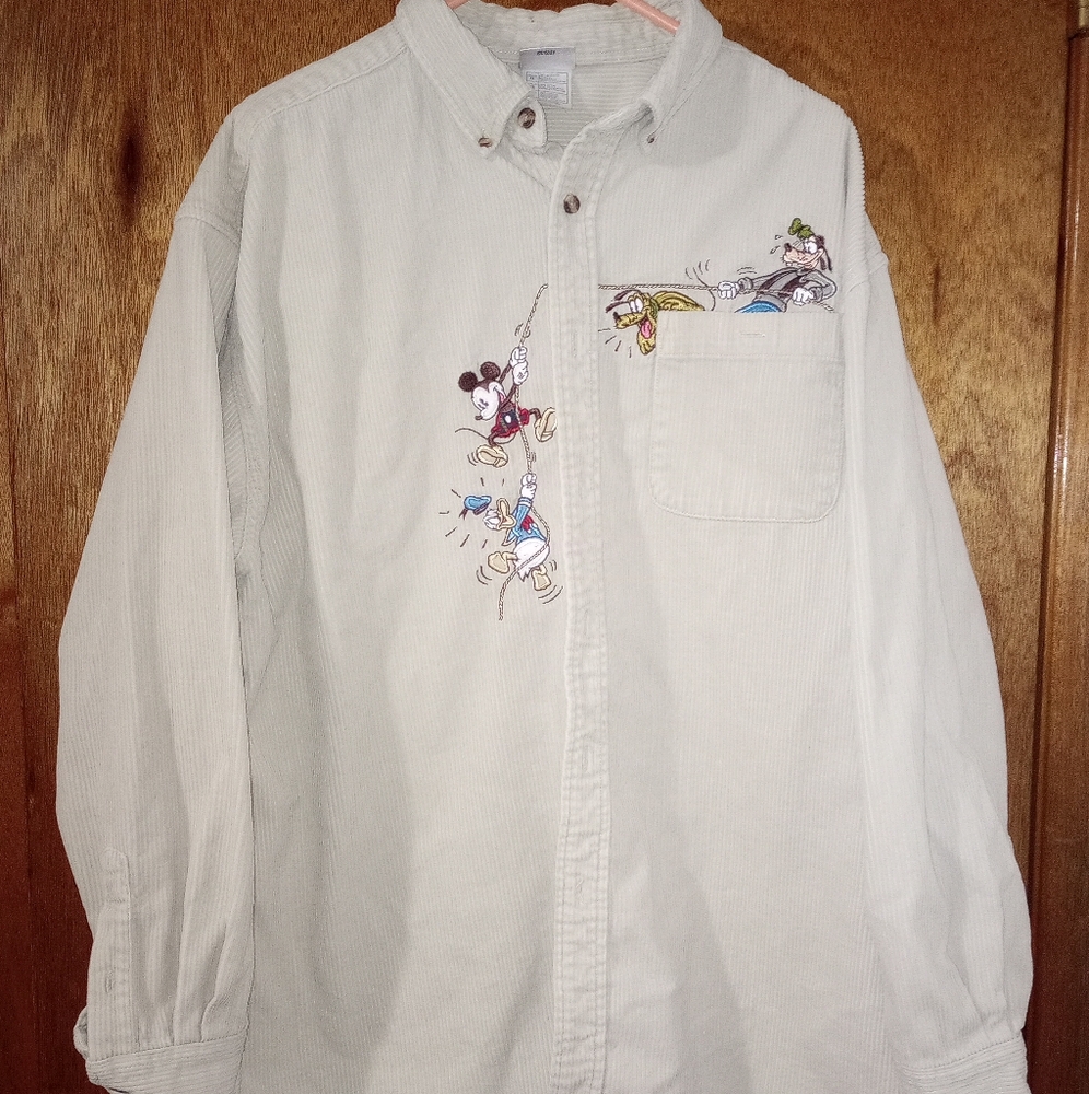 Vintage Disney corduroy shirt